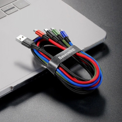 BAEUS KABEL 4W1 2X USB-C / LIGHTING / MICRO 3,5A - Galeria zdjęcie 3
