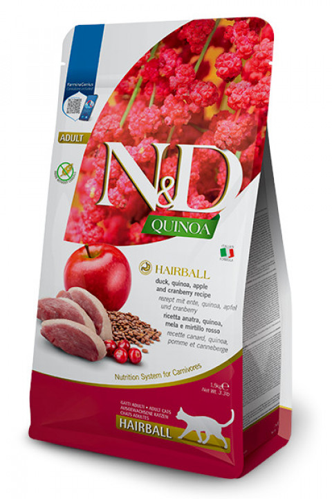 FARMINA N&D Quinoa Hairball - sucha karma dla kota - 1.5 kg - Galeria zdjęcie 1