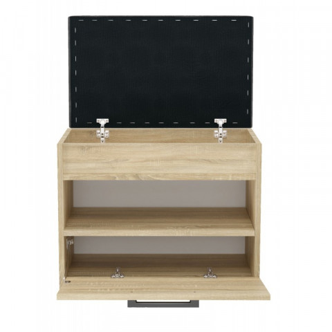 Szafka na buty ze schowkiem PARMA MINI 60x35xH49 sonoma - Galeria zdjęcie 3