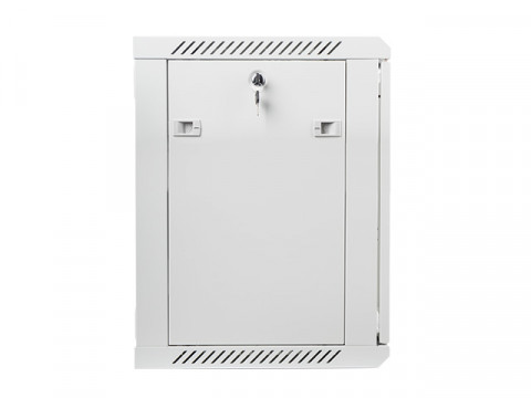 Lanberg szafa instalacyjna wisząca 19'' 12U 600x450mm szara (drzwi szklane) - Galeria zdjęcie 4