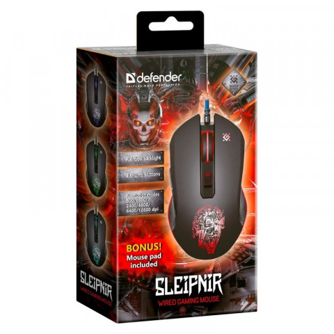DEFENDER MYSZ GM-927 SLEIPNIR OPTIC 12800dpi 6P - Galeria zdjęcie 7