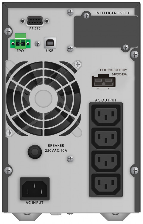 POWER WALKER UP:S ON-LINE VFI 1000 TGB - Galeria zdjęcie 2