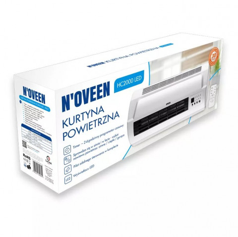 Kurtyna Grzewcza Noveen HC2000 pilot LED - Galeria zdjęcie 2