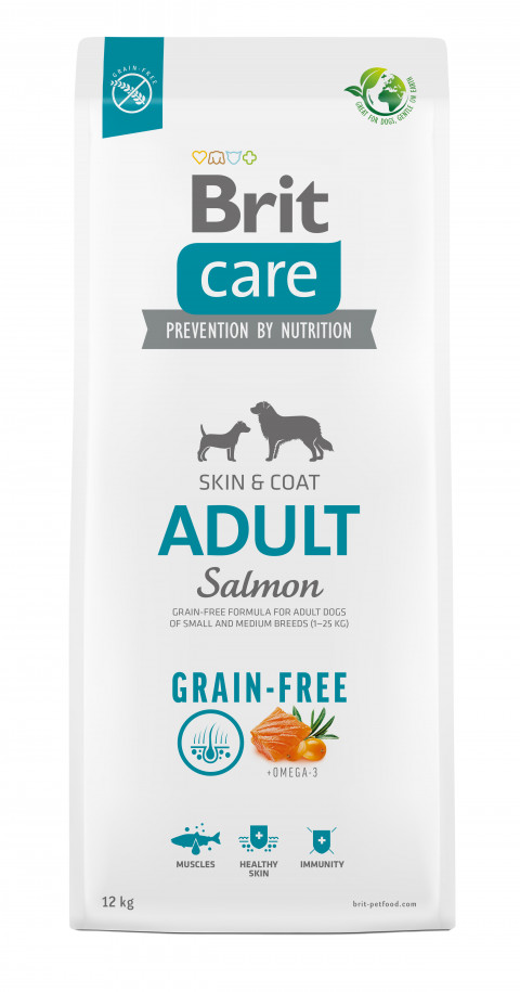 BRIT Care Grain-Free Adult Salmon – sucha karma dla psa - 12 kg - Galeria zdjęcie 1