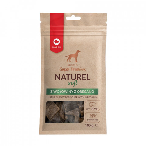 MACED Naturel Soft Wołowina z oregano - przysmak dla psa - 100g - Galeria zdjęcie 1