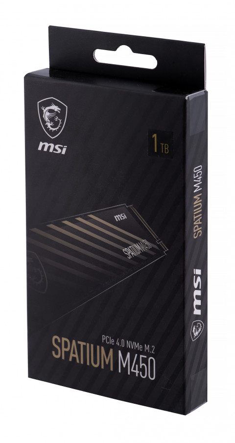 Dysk SSD MSI SPATIUM M450 PCIe 4.0 NVMe M.2 1TB V1 (S78-440L0M0-P83) - Galeria zdjęcie 3