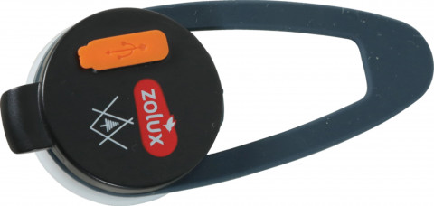 ZOLUX Bivouak Świecąca zawieszka do obroży LED USB niebieska - 8,9x3,7x1,9cm - Galeria zdjęcie 2