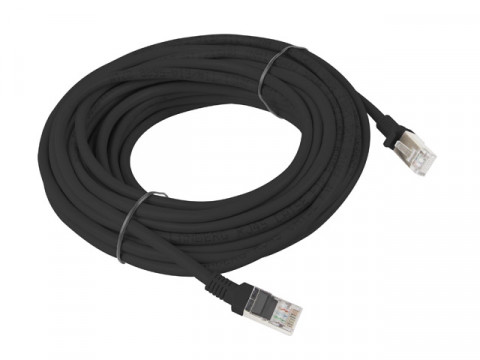 Lanberg patchcord utp kat.5e 10m czarny pcu5-10cc-1000-bk - Galeria zdjęcie 2