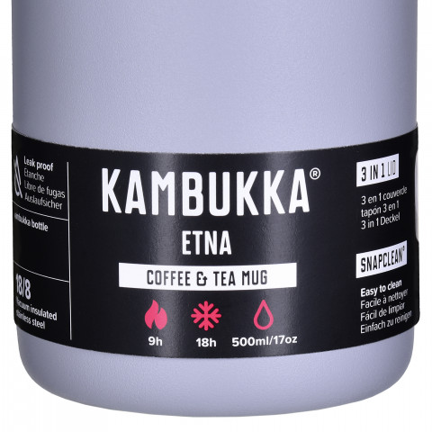 Kambukka kubek termiczny Etna 500ml - Uncertain Grey - Galeria zdjęcie 6