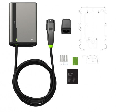 Green Cell GC HabuDen Wallbox 22 kW (7,5 m kabel): - Galeria zdjęcie 4