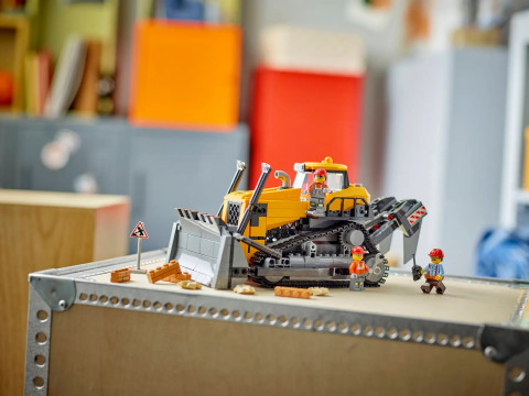 LEGO CITY 60466 BIG VEHICLES YELLOW BULLDOZER WITH FRONT LOADER - Galeria zdjęcie 9