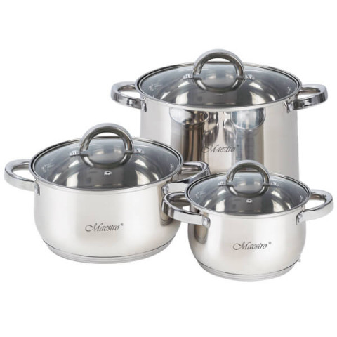 Zestaw garnków MAESTRO MR-2120-6L 6 elementów - Galeria zdjęcie 1