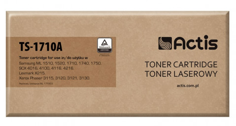 Actis TS-1710A Toner do drukarki Samsung, Zamiennik Samsung ML-1710D3; Standard; 3000 stron; czarny. - Galeria zdjęcie 1