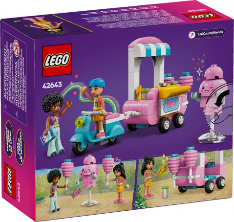 LEGO FRIENDS 42643 Stoisko z watą cukrową i skuter - Galeria zdjęcie 2