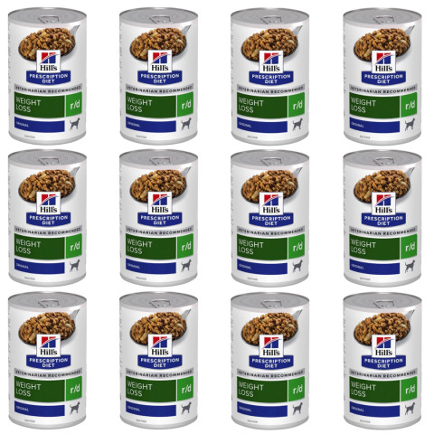 HILL'S Prescription Diet Weight Loss Canine r/d - mokra karma dla psa z tendencją do nadwagi - 12x350g - Galeria zdjęcie 1
