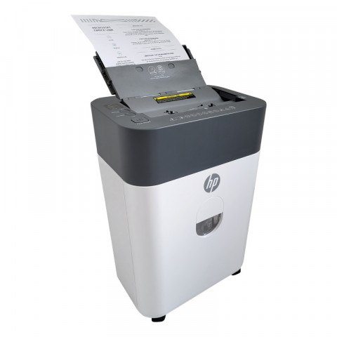 HP Niszczarka ONESHRED Auto 100CC, biało-szara - Galeria zdjęcie 4