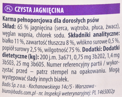 ANIMONDA GranCarno Single Protein jagnięcina - mokra karma dla psa - 400g - Galeria zdjęcie 2