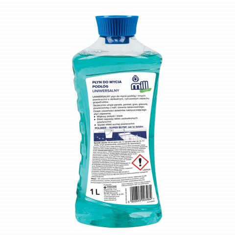 MILL CLEAN płyn do mycia podłóg Uniwersalny o zapachu Grejpfruta 1l - Galeria zdjęcie 2