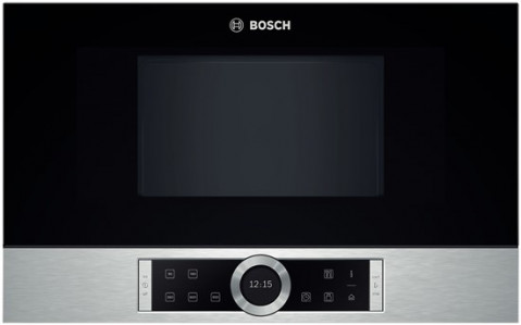 Kuchenka mikrofalowa Bosch BFR634GS1 (900W/Stal szlachetna) - Galeria zdjęcie 1
