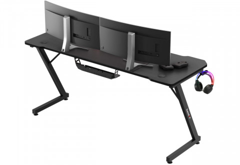 Biurko gamingowe Huzaro Hero 4.8 Black - Galeria zdjęcie 8