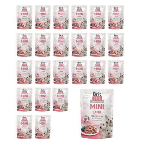 BRIT Care Mini Puppy Lamb - mokra karma dla psa - 24x85 g - Galeria zdjęcie 1