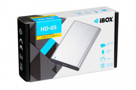 OBUDOWA I-BOX HD-05 ZEW 2,5" USB 3.1 GEN.1 GREY - Galeria zdjęcie 8