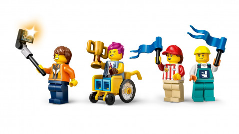 LEGO CITY 60460 Bez granic: tor z rampami dla wyścigówek - Galeria zdjęcie 7