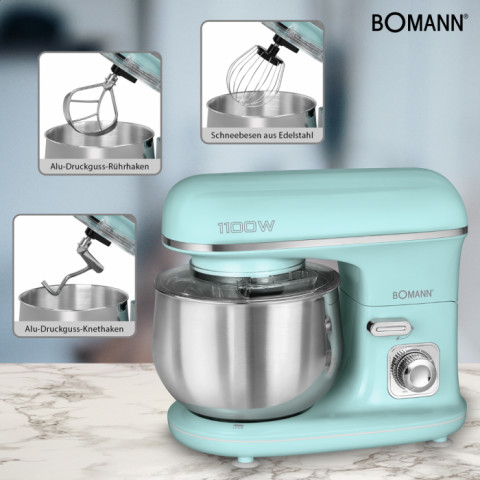 Robot kuchenny Bomann KM 6030 Miętowy - Galeria zdjęcie 10