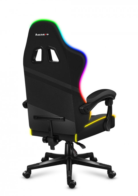 Fotel gamingowy Huzaro Force 4.4 RGB Black - Galeria zdjęcie 6