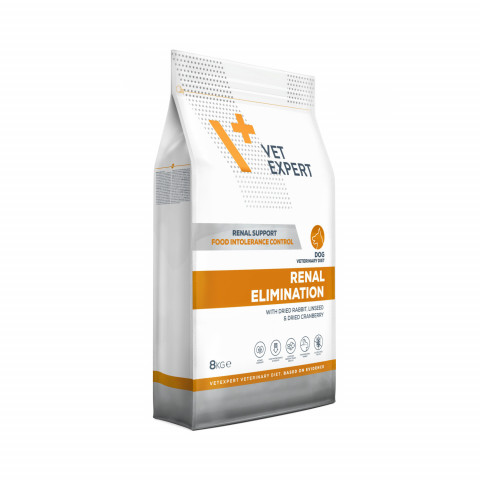 VET EXPERT Veterinary Diet Renal Elimination Dog - sucha karma dla psa - 8kg - Galeria zdjęcie 3