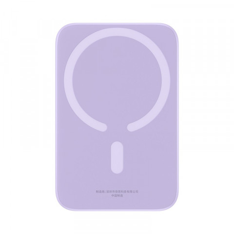 Powerbank Baseus Magnetic Mini Air 6000mAh (fiolet) - Galeria zdjęcie 2