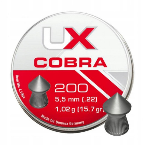 Śrut 5,5 mm UMAREX COBRA szpic molet. 200szt - Galeria zdjęcie 4