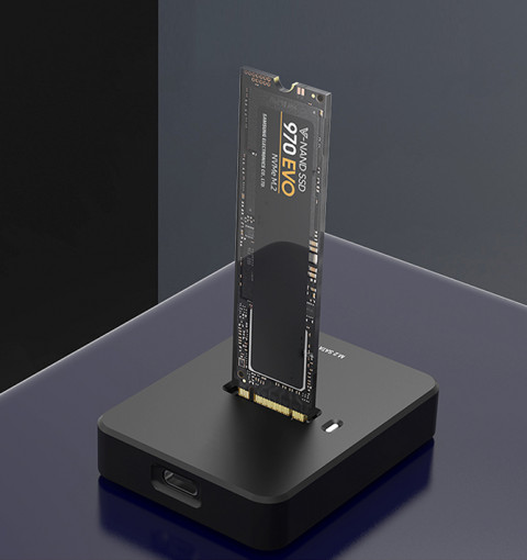 GEMBIRD STACJA DOKUJĄCA M.2 SATA I NVME SSD CZARNA - Galeria zdjęcie 12