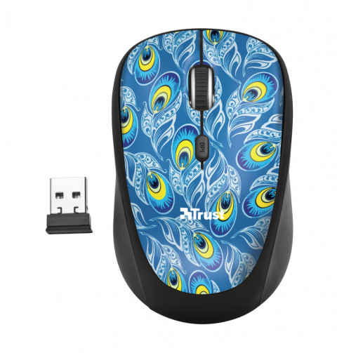 Mysz TRUST Yvi Wireless Peacock (23388) - Galeria zdjęcie 2