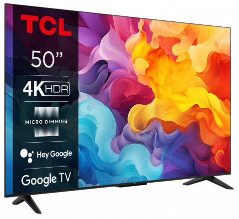 Telewizor TCL 50P655 LED 50" 4K Ultra HD Google TV Dolby Vision DVB-T2 Czarn - Galeria zdjęcie 3
