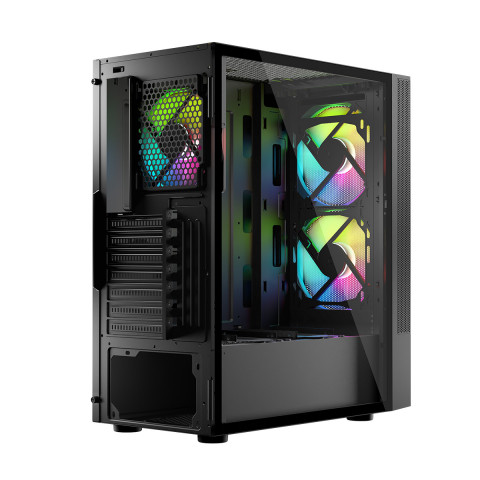 LOGIC OBUDOWA ARYA ARGB MIDI USB 3.0 BLACK - Galeria zdjęcie 3