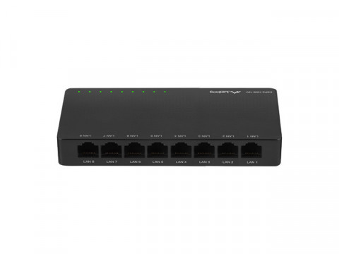 LANBERG SWITCH DSP2-1008-12V (8-PORT, 12V, 1GB/S) - Galeria zdjęcie 4