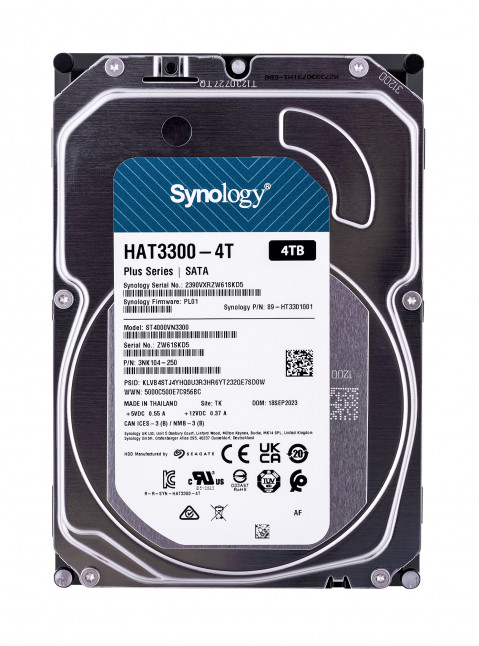 Synology HDD Plus Series (4TB; 3.5"; SATA) HAT3300-4T - Galeria zdjęcie 2