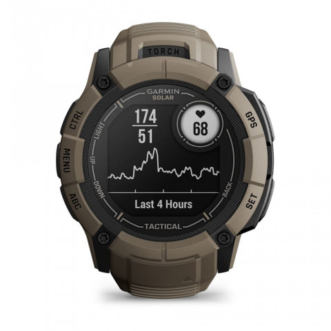 Zegarek Garmin Instinct 2X Solar - Tactical Edition Coyote Tan - Galeria zdjęcie 4