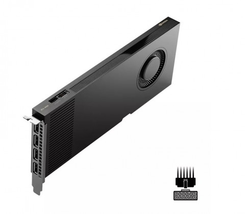 Karta graficzna PNY NVIDIA RTX 4000 Ada Generation, 20 GB GDDR6 160-bit, PCIe 4.0 x16, Single Slot, 4x Mini DP 1.4a, ATX - ATX bracket, 1x 16-pin power supply cable, small box - Galeria zdjęcie 4