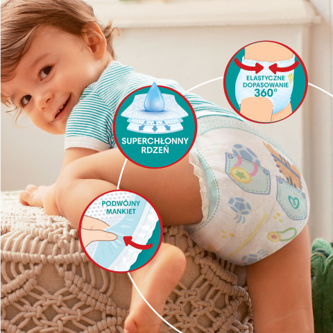 Pampers Pants 6 Pieluchomajtki 132 szt. - Galeria zdjęcie 6