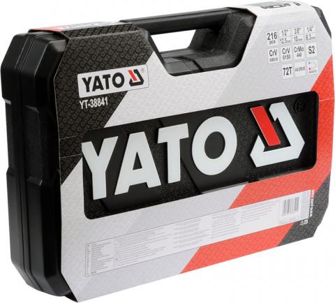 Zestaw kluczy YATO YT-38841 1/4", 3/8", 1/2" 216cz - Galeria zdjęcie 5