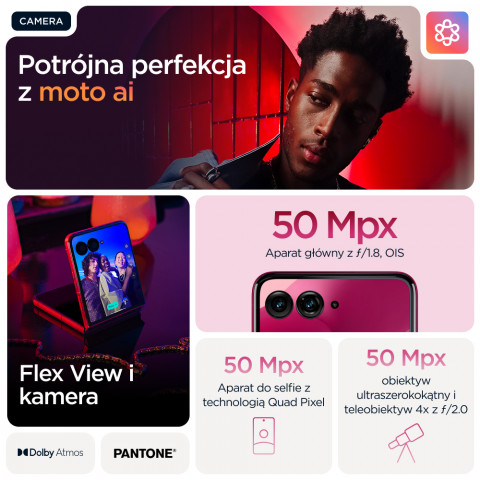 Motorola Razr 60 Ultra 5G 16/512GB Cabaret Pink - Galeria zdjęcie 33