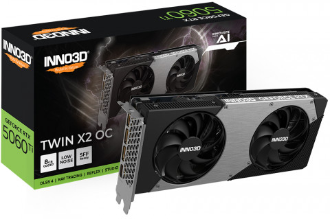 Karta graficzna INNO3 RTX 5060 Ti Twin X2 OC 8GB - Galeria zdjęcie 3