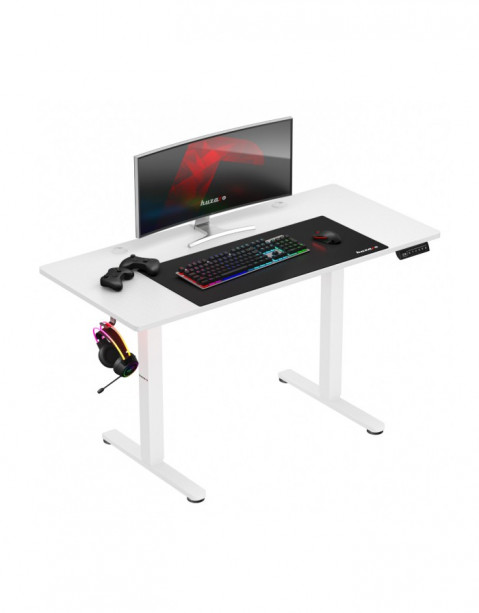 Biurko gamingowe Huzaro Hero 8.2 White - Galeria zdjęcie 4