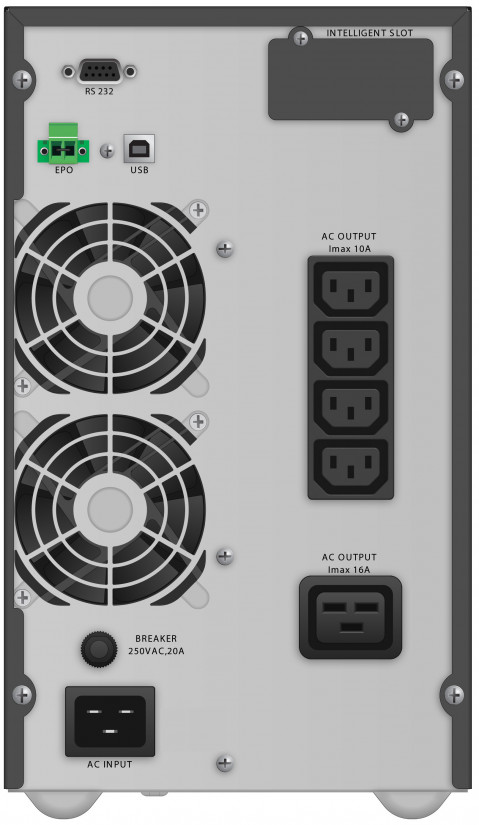 UPS Power Walker UPS ON-LINE 3000VA (3000VA 2700W online) - Galeria zdjęcie 2