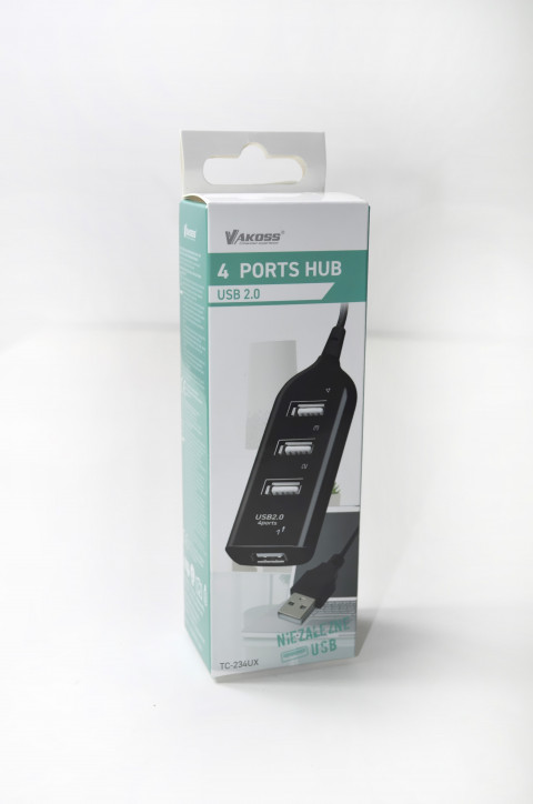 VAKOSS HUB USB 2.0 4 PORTY TC-4502X - Galeria zdjęcie 3