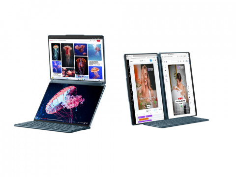 Lenovo Yoga Book 9 13IMU9 Ultra 7 155U 2x 13.3" 2.8K OLED 400nits Glossy 60Hz 32GB LPDDR5x-7467 SSD512 Intel Arc Graphics Win11 Tidal Teal - Galeria zdjęcie 22