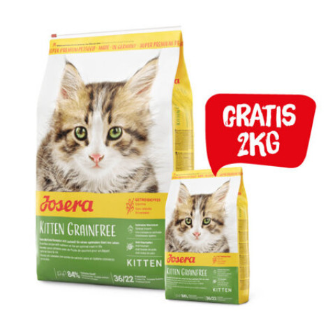 JOSERA Kitten grainfree - sucha karma dla kota - 10kg + 2kg GRATIS! - Galeria zdjęcie 2
