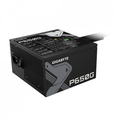 Zasilacz Gigabyte P650G 650W 120mm 80+Gold - Galeria zdjęcie 2